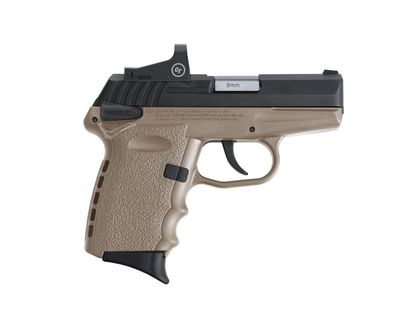 SCCY CPX-1 Gen2 9mm FDE Pistol w/ Crimson Trace Red Dot Sight