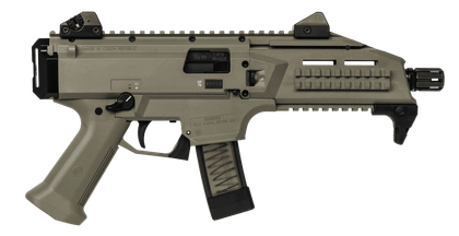 CZ Scorpion EVO 3 S1 9mm Compact FDE Pistol - 20+1 Capacity, DA/SA