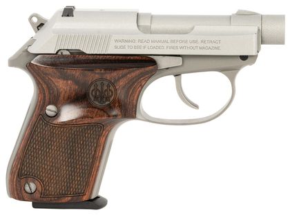 Beretta Tomcat Gen 1 .32 ACP Silver/Wood Semi-Auto Handgun - Compact Carry