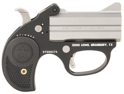 Bond Arms Stinger Gen 1 .22 LR Compact Derringer - Black Stainless Finish