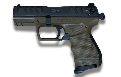 Walther PD380 Gen 1 .380 ACP Compact Pistol - OD Green, Ergonomic Design