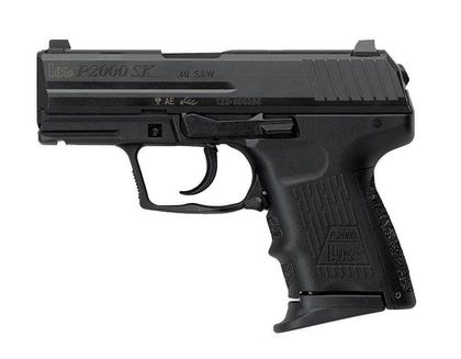 HK P2000 SK V3 .40 S&W Subcompact DA/SA Pistol - Black 9+1 Rounds