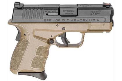 Springfield XD-S Mod.2 9mm Compact Pistol - FDE Frame & Safety Trio