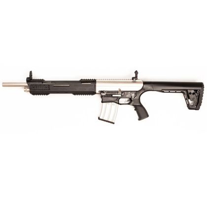 Tokarev TAR 12MP Gen 1 Tactical Semi-Auto Shotgun - Nickel/Black Finish