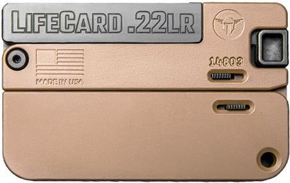 Trailblazer LifeCard Gen 1 .22 LR Pocket Pistol - Barrett Brown Finish