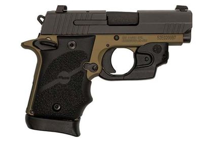 Sig Sauer P938 Desert 9mm Compact Pistol - Gen 1