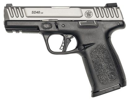 S&W SD40 2.0: .40 S&W Semi-Auto, 4" Barrel, 14rd, Ergonomic Grip