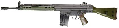 PTR GI 100 Tactical .308 Win Semi-Auto Rifle - 18" Barrel, Black/OD Green