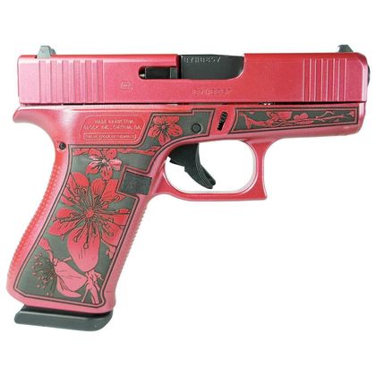 Glock 43X Gen1 Cherry Blossom 9mm Pink Semi-Auto Handgun