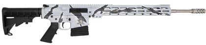 GLFA AR-10 Gen 1 Snow Camo 6.5 Creedmoor Semi-Auto Precision Rifle