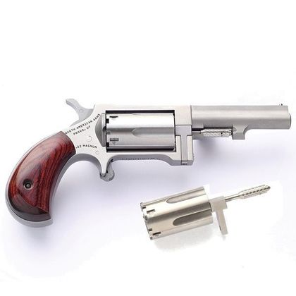 NAA Sidewinder Gen 1 Dual-Caliber .22 WMR/.22 LR Stainless Revolver