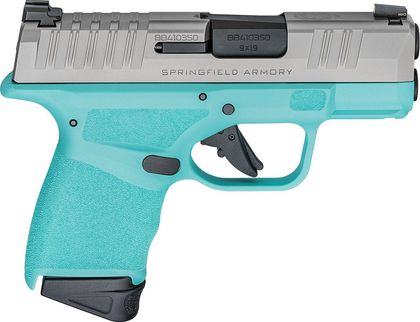 Springfield Hellcat Gen 1 - Robins Egg Blue 9mm, 13+1 Compact Pistol