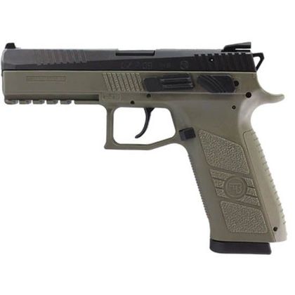 CZ P-09 Gen 1 9mm OD Green Semi-Auto, 19-Round Tactical Pistol