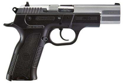 SAR B6 Tactical 9mm Pistol - Poly Frame, SS Slide, Gen 1