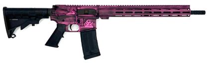 GLFA AR-15 Gen 1: .223 Wylde Battleworn Pink, 16" Sport Rifle