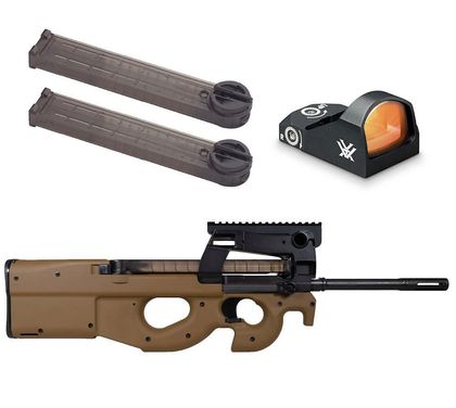 FN PS90 Gen 1 5.7mm Semi-Auto Rifle w/ Vortex Optic, FDE Finish