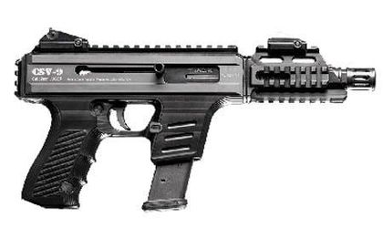 CSV-9 V1 Defender: 9mm Semi-Auto Pistol, 17+1 Capacity, Ergonomic Black Finish