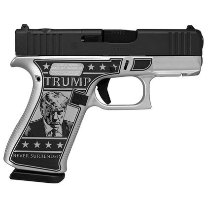 Glock 43X MOS Silver 9mm Compact Pistol - Trump 2024 Edition