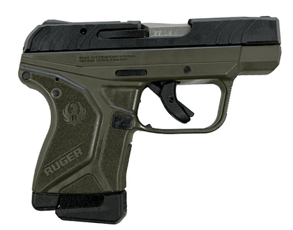 Ruger LCP II OD Green .22 LR Lite Rack Pistol - 10+1 Compact Carry