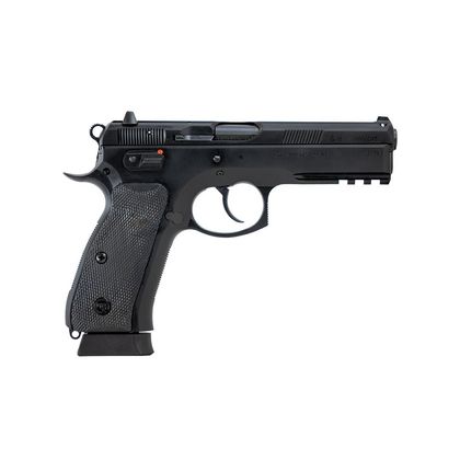 CZ 75 SP-01 Gen1 9mm NightSight Steel Defense Pistol - CA Legal