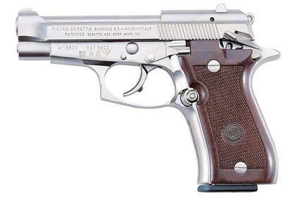 Beretta 85 FS Cheetah Nickel .380 ACP Compact Semi-Auto Pistol