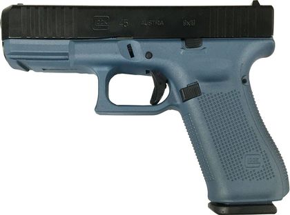 Glock 45 Gen 5 Blue Titanium 9mm Pistol - 17 Round Capacity