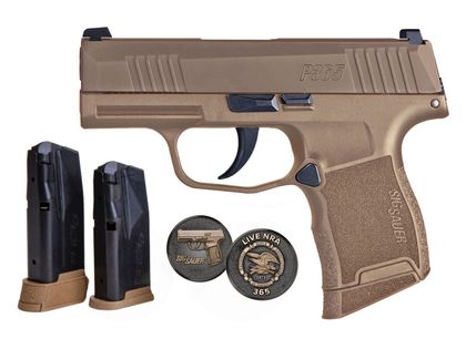 Sig Sauer P365 NRA Coyote 9mm Compact Pistol w/X-RAY Sights
