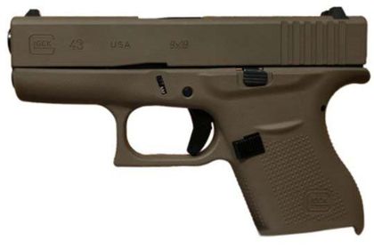 Glock G43 Gen 5 FDE Subcompact 9mm - Ultimate Concealed Carry Pistol