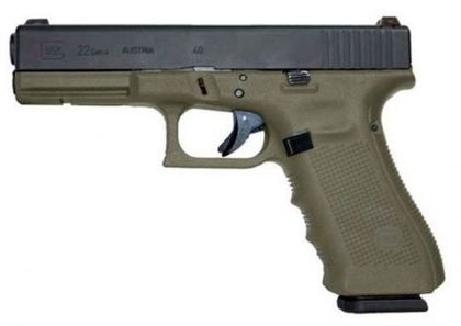 Glock 22 Gen4 .40 S&W - Battlefield Green Precision Pistol
