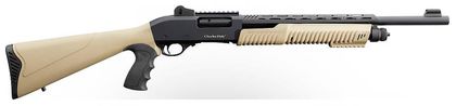 Charles Daly 301 Tactical Gen 1 12GA Shotgun, FDE, 18.5" Fiber Optic Sights