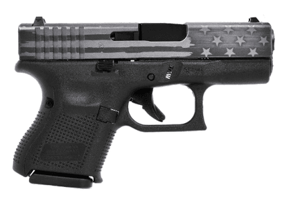 Glock Gen 5 Elite Titanium .40 S&W Compact Pistol - Battle Flag Finish