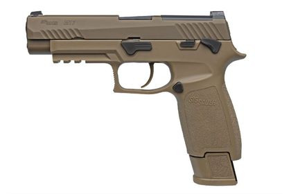 "SIG P320 M17 Gen 1 Coyote 9mm Semi-Auto, 17-Round Precision Pistol"