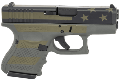 GLOCK G26 Gen 4 9MM Compact Pistol - Operator Flag Edition