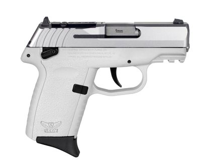 SCCY CPX-1 Gen 3 RDR 9mm Stainless Compact Pistol - White Polymer Grip