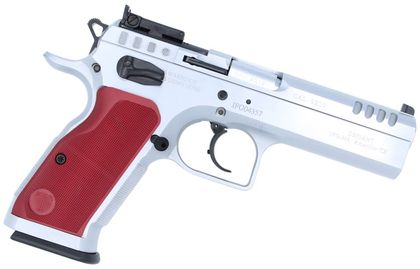 Tanfoglio Stock II OR Chrome 9mm, 4.45" Barrel, 17+1 Rounds Semi-Auto