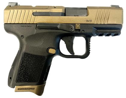 Canik METE MC9 Gen 1 9mm Compact Pistol - Bronze, Optics Ready, 15+1