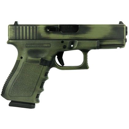 Glock 19 Gen3 Bazooka Green 9mm Compact - 15-Round Semi-Auto