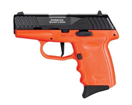 SCCY DVG1 Gen 1 9mm Compact Pistol - Orange/Gray, 10+1 Capacity