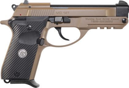 EAA MC14T FDE Compact .380 Pistol – 13+1, DA/SA, Ambidextrous Safety