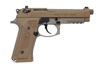 Beretta M9A3 Gen 1 FDE 9mm Dual-Action Pistol with Manual Safety