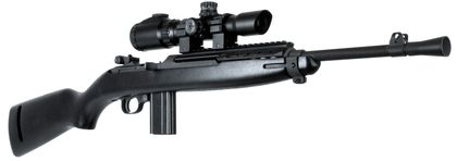Inland M1 Scout Gen 1: Compact .30 Carbine Semi-Auto Rifle - Black Finish