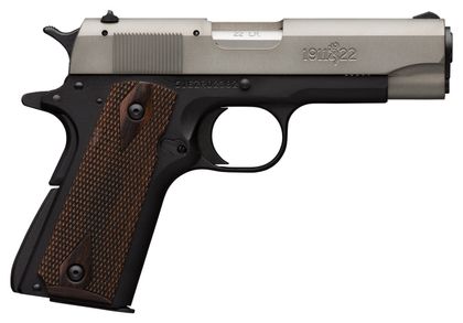 Browning 1911-22 Compact Gen 1: Walnut Grip .22 LR Pistol, 10+1 Rounds