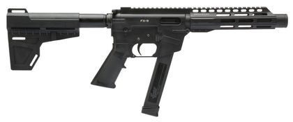 Freedom FX9P Tactical Gen 1: 9mm, 8.25" Barrel, 33rd Capacity - Black