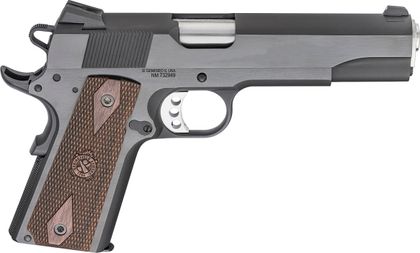 Springfield 1911 Garrison Engraver .45 ACP - Black/Wood Finish