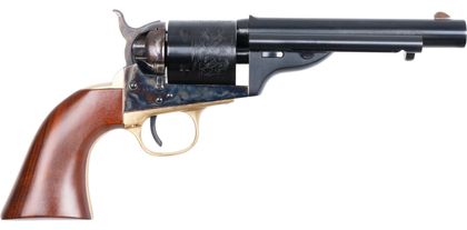 Cimarron 1872 Navy .45 Colt Revolver - Color Case, 5.5" Barrel, Engraved