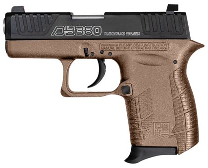 Diamondback DB380 Gen 1 FDE Compact Pistol - .380 ACP, Concealed Carry