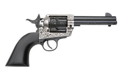 Pietta Rio/1873 SA .45 Colt Revolver - Blued & Silver Classic Edition