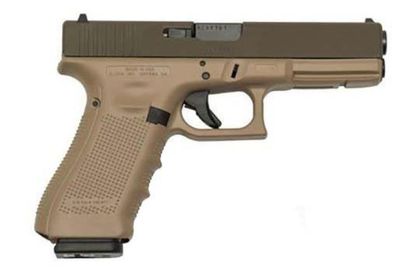 Glock G17 Gen 4 Patriot 9mm Pistol, 17-Round, Brown Cerakote Finish