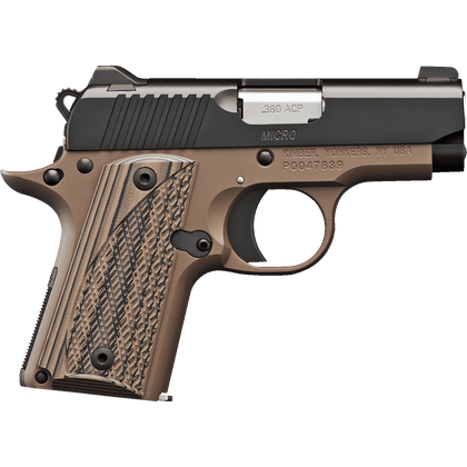 Kimber Micro Desert Night Gen 1 - Compact .380 ACP Tan Pistol