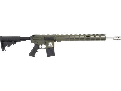 GLF AR-15 Gen 1 .450 Bushmaster 18" OD Green - Power & Precision Rifle